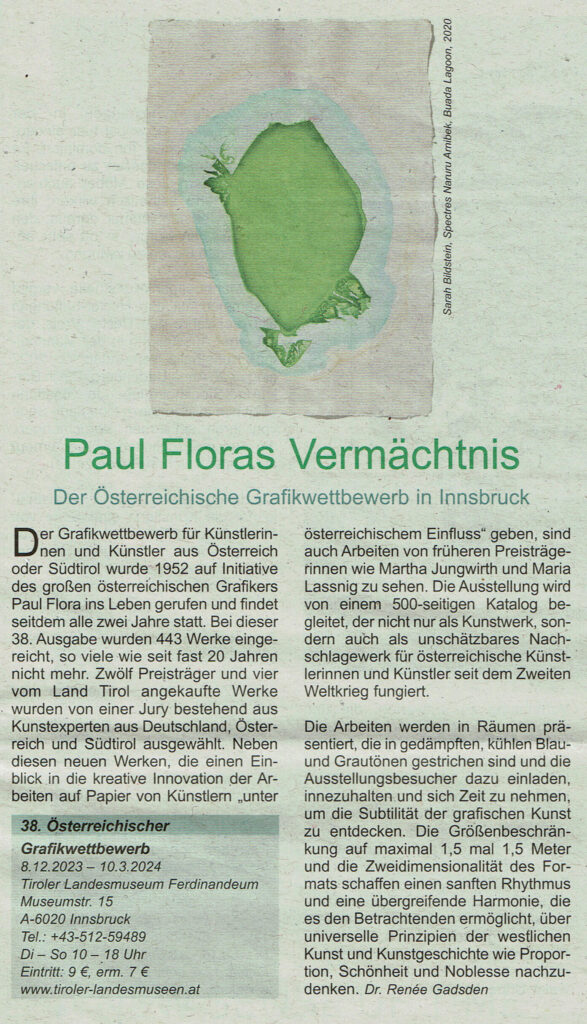 Artikel: Paul Floras Vermächtnis