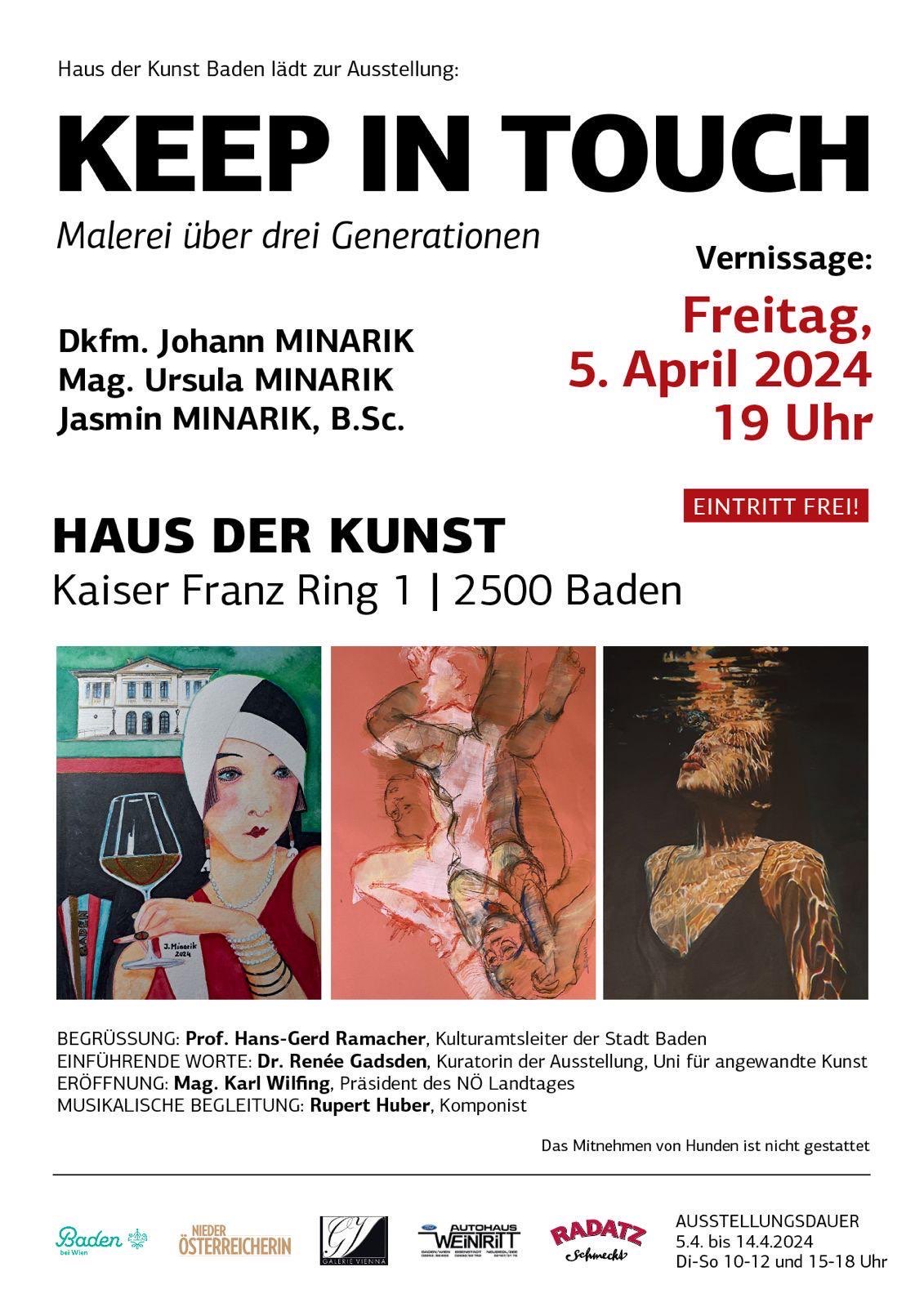 Keep in Touch Flyer Vernissage